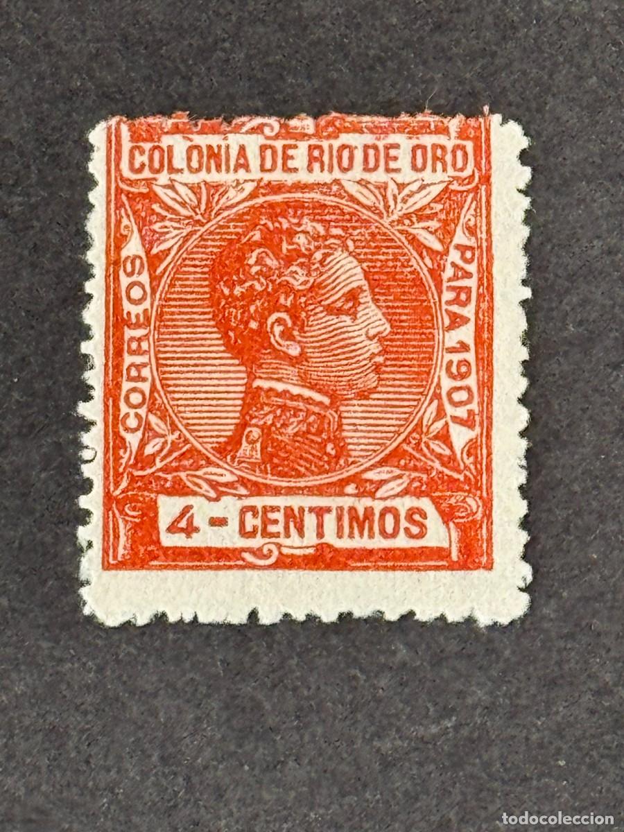 Sellos: Rio de Oro, Alfonso XIII, 1907, Edifil 21, nuevo