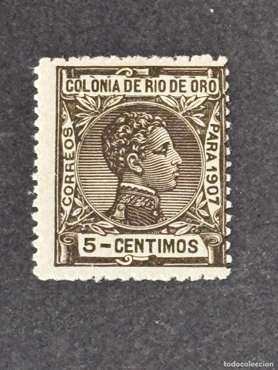 Sellos: Rio de Oro, Alfonso XIII, 1907, Edifil 22, nuevo