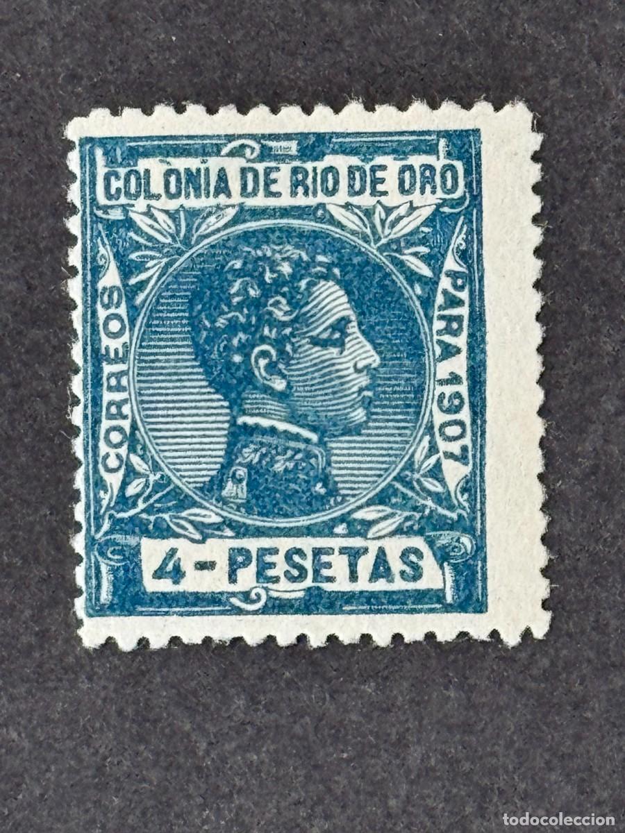 Sellos: Rio de Oro, Alfonso XIII, 1907, Edifil 31, nuevo