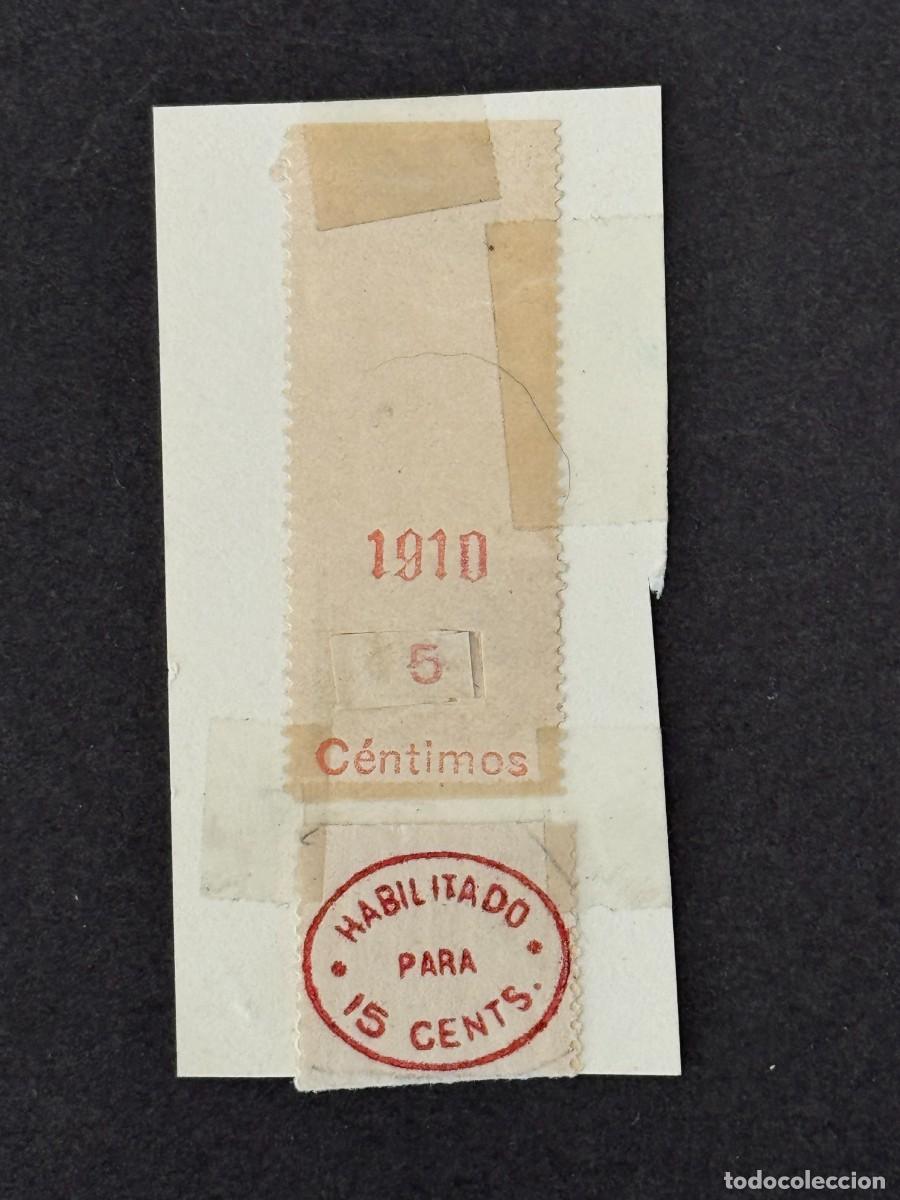 Sellos: Rio de Oro, m&aacute;rgenes o interpaneles del pliego con habilitaci&oacute;n