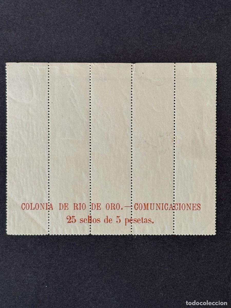 Sellos: Rio de Oro, m&aacute;rgenes del pliego