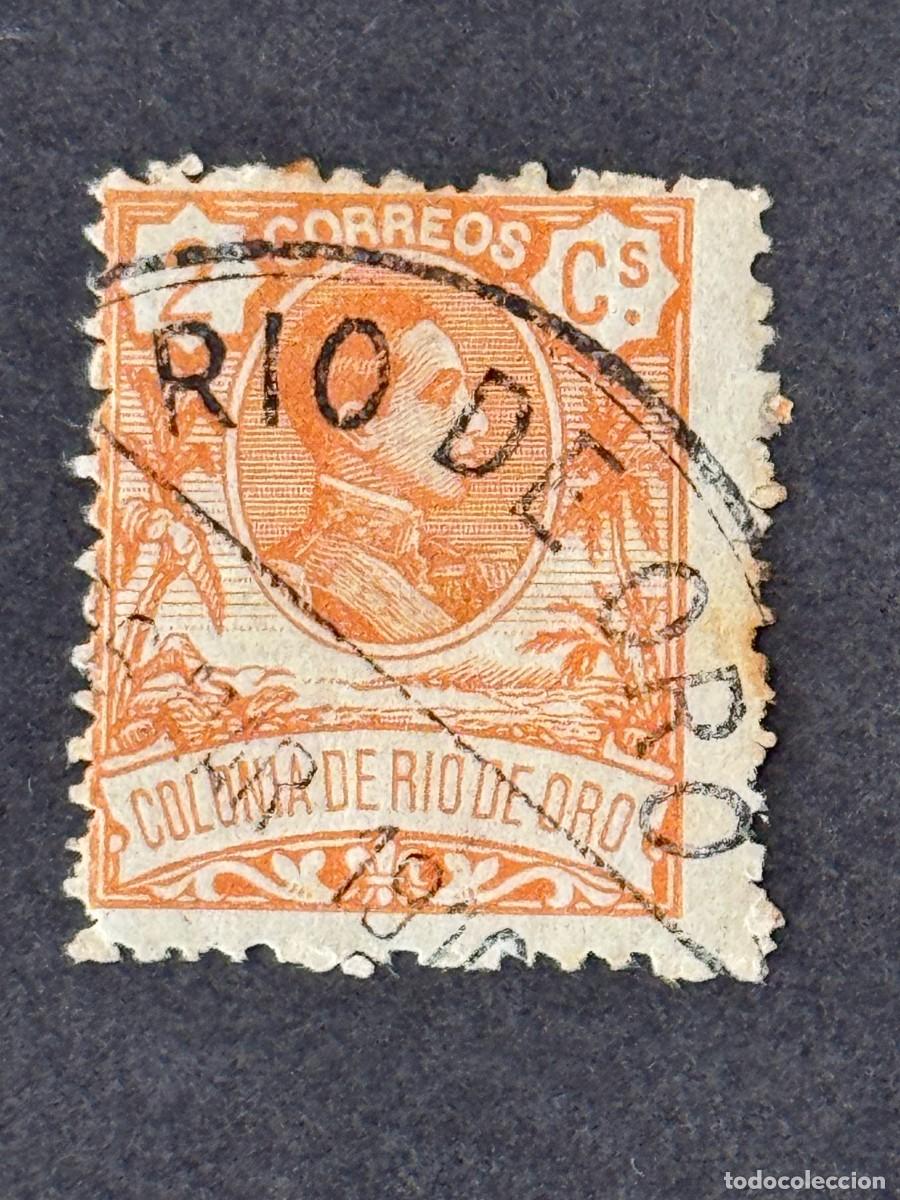 Sellos: Rio de Oro, Alfonso XIII, 1909, Edifil 42, usado