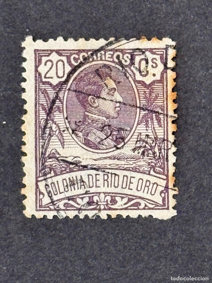 Sellos: Rio de Oro, Alfonso XIII, 1909, Edifil 46, usado
