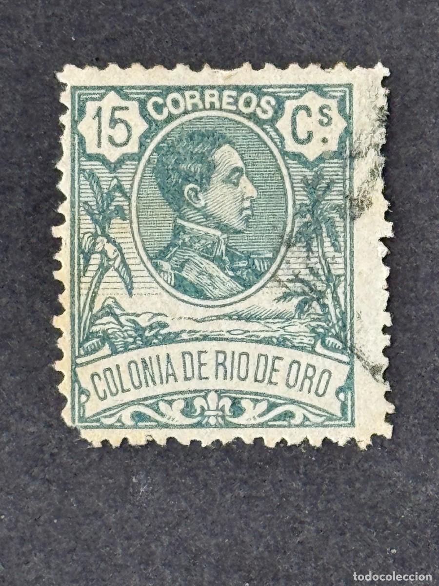Sellos: Rio de Oro, Alfonso XIII, 1909, Edifil 44, MUESTRA A.000.000 usado