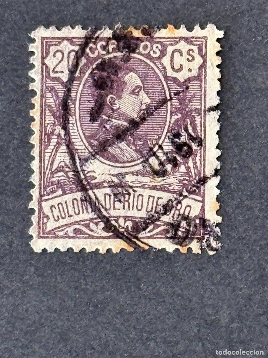 Sellos: Rio de Oro, Alfonso XIII, 1909, Edifil 46, usado