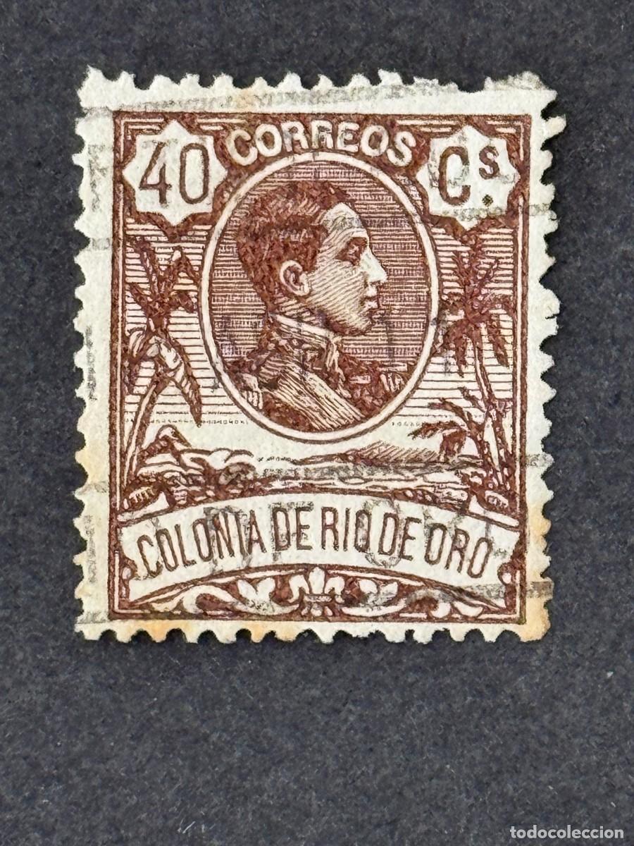 Sellos: Rio de Oro, Alfonso XIII, 1909, Edifil 49, usado