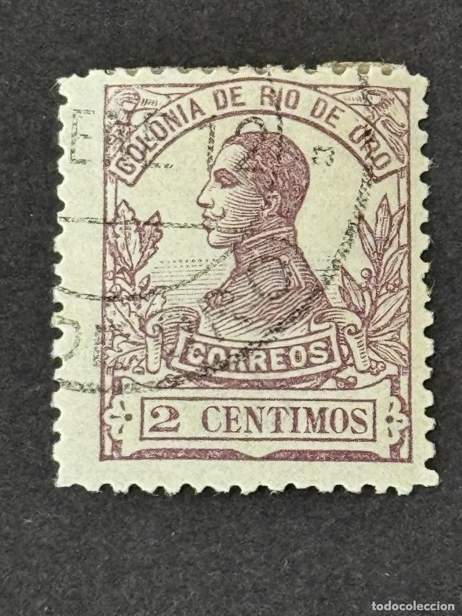 Sellos: Rio de Oro, Alfonso XIII, 1912, Edifil 66, usado