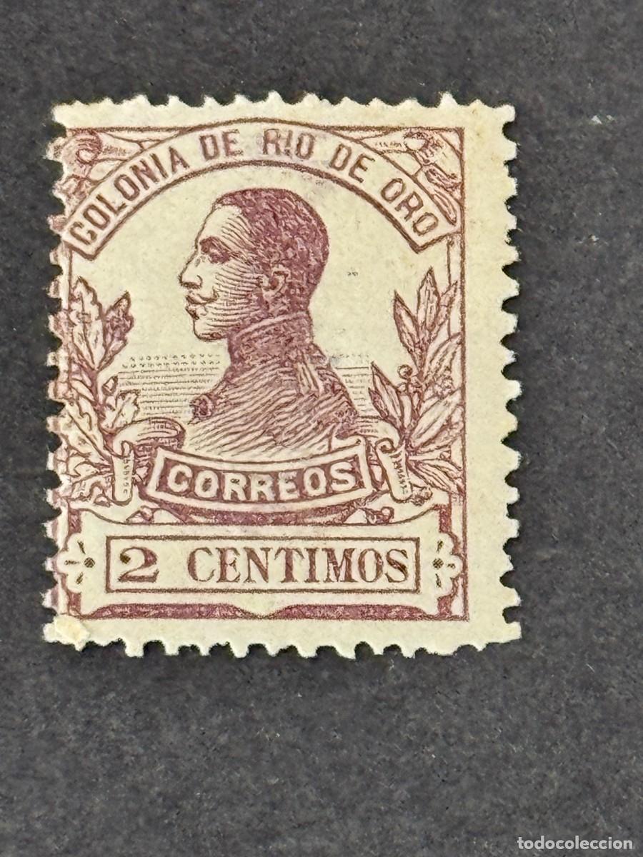Sellos: Rio de Oro, Alfonso XIII, 1912, Edifil 66, MUESTRA A.000.000, nuevo con fijasellos