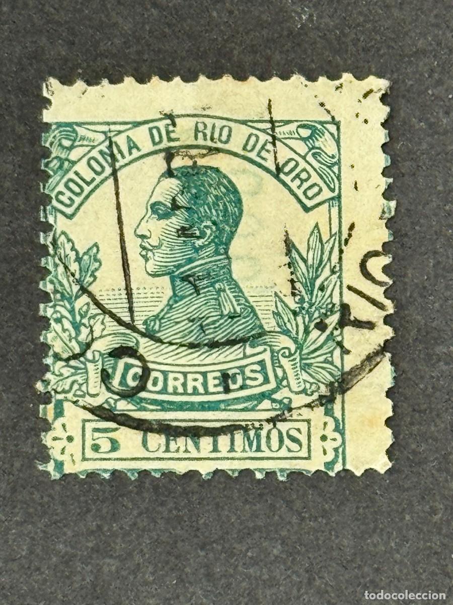 Sellos: Rio de Oro, Alfonso XIII, 1912, Edifil 67, usado
