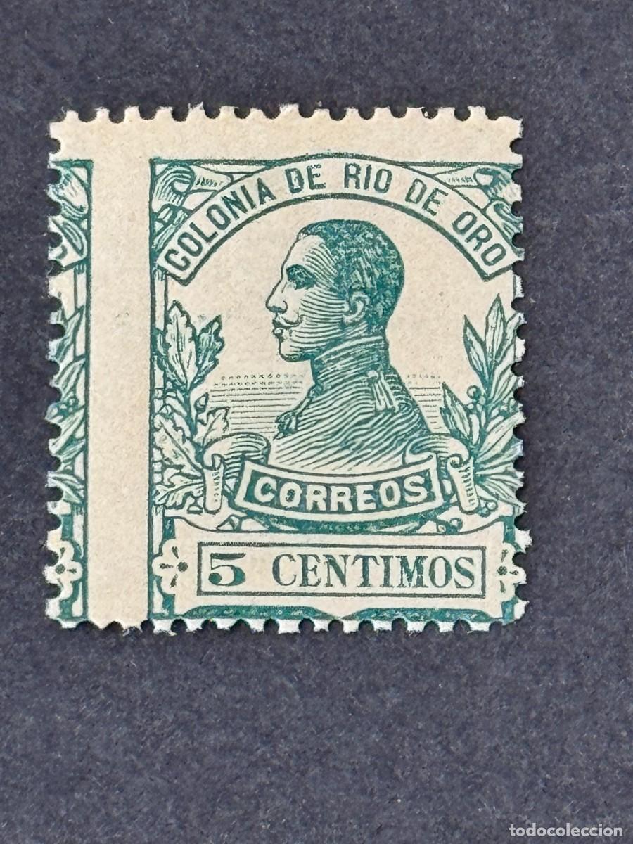 Sellos: Rio de Oro, Alfonso XIII, 1912, Edifil 67, nuevo con fijasellos