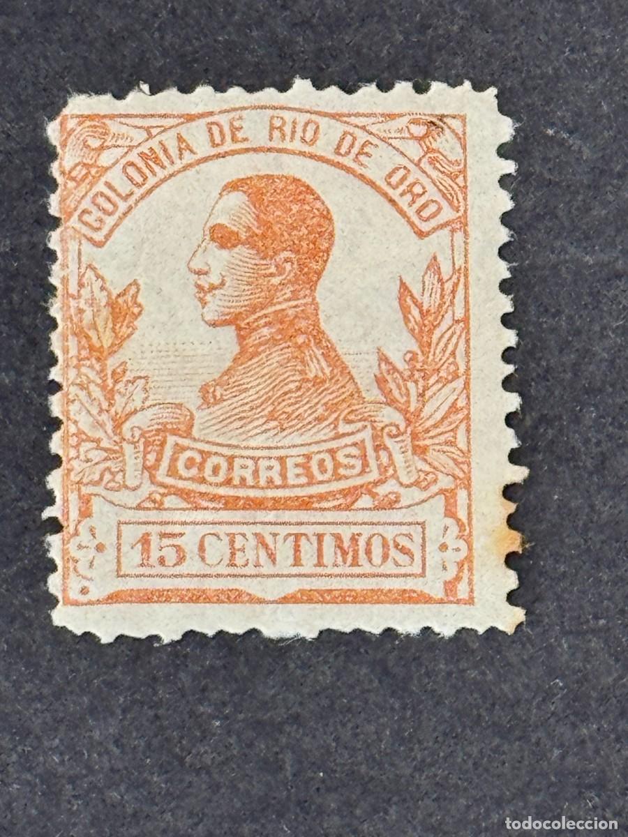 Sellos: Rio de Oro, Alfonso XIII, 1912, Edifil 69, nuevo con fijasellos
