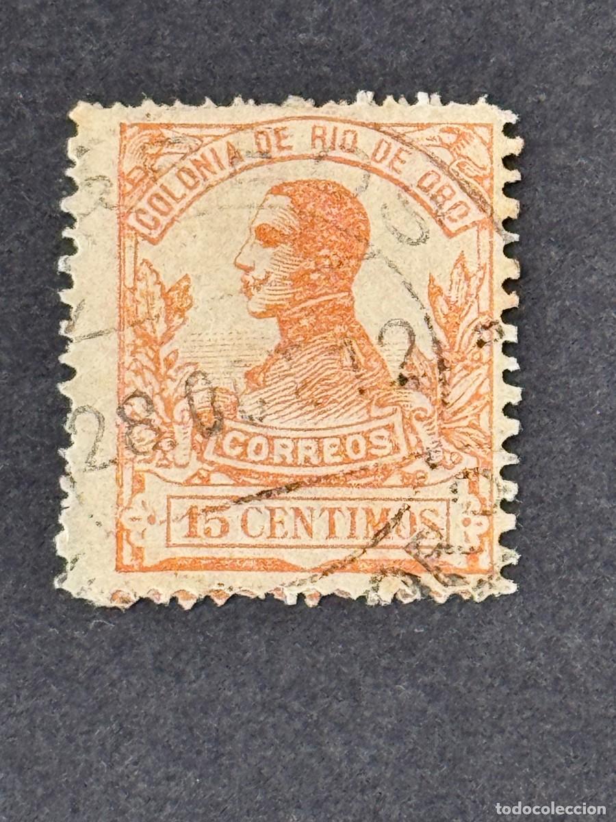 Sellos: Rio de Oro, Alfonso XIII, 1912, Edifil 69, usado