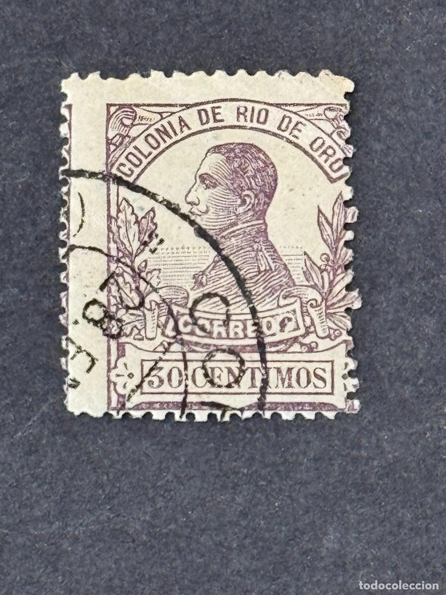 Sellos: Rio de Oro, Alfonso XIII, 1912, Edifil 72, usado