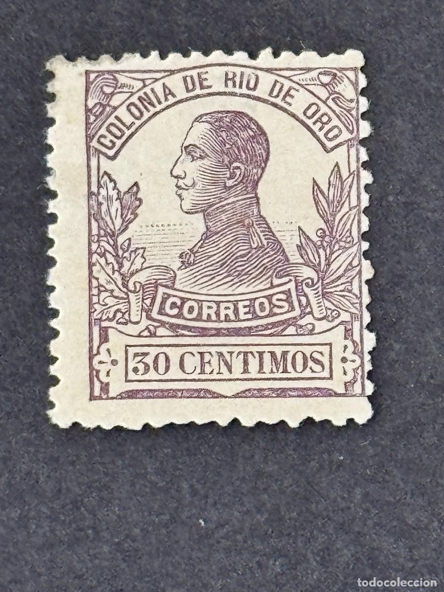 Sellos: Rio de Oro, Alfonso XIII, 1912, Edifil 72, MUESTRA A.000.000, nuevo con fijasellos