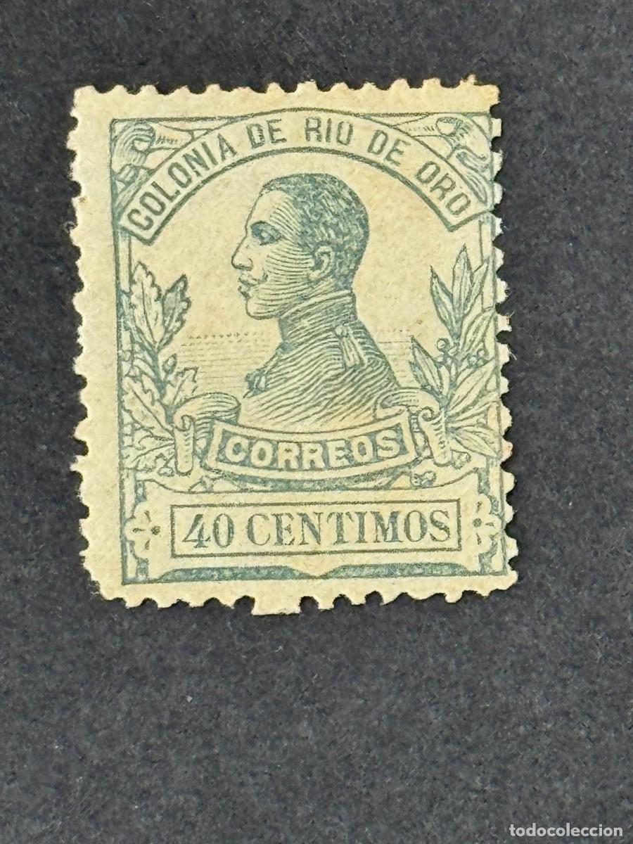 Sellos: Rio de Oro, Alfonso XIII, 1912, Edifil 73, nuevo con fijasellos