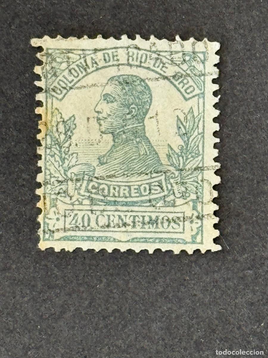 Sellos: Rio de Oro, Alfonso XIII, 1912, Edifil 73, usado