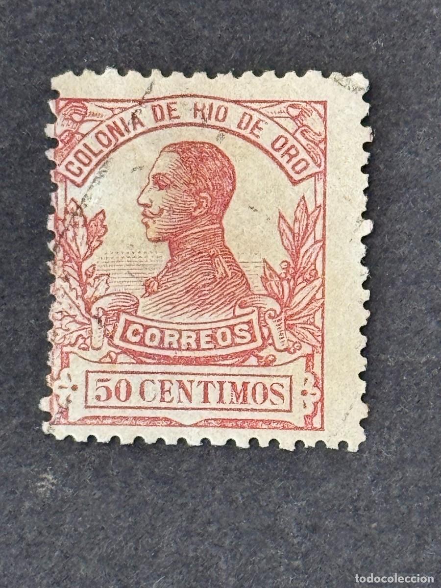 Sellos: Rio de Oro, Alfonso XIII, 1912, Edifil 74, usado
