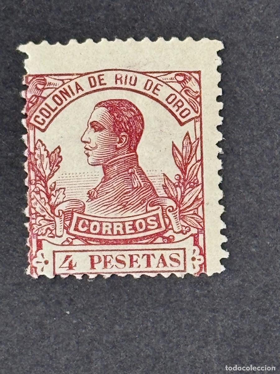 Sellos: Rio de Oro, Alfonso XIII, 1912, Edifil 76, nuevo con fijasellos