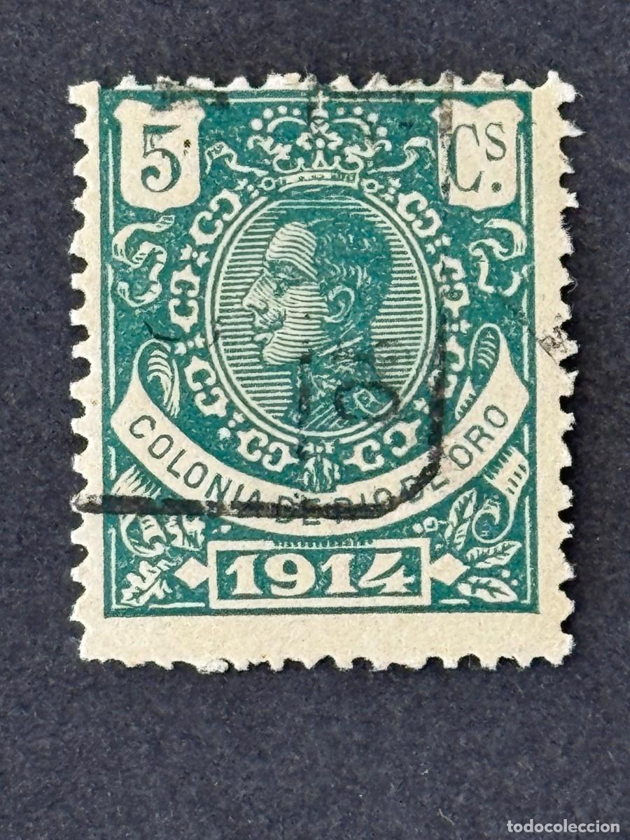 Sellos: Rio de Oro, Alfonso XIII, 1914, Edifil 80, usado