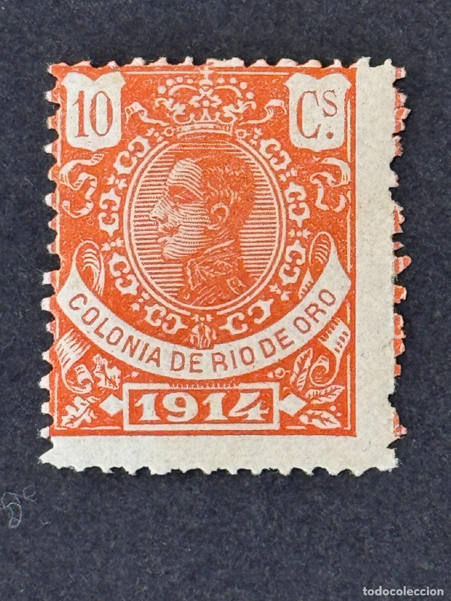 Sellos: Rio de Oro, Alfonso XIII, 1914, Edifil 81, nuevo sin goma