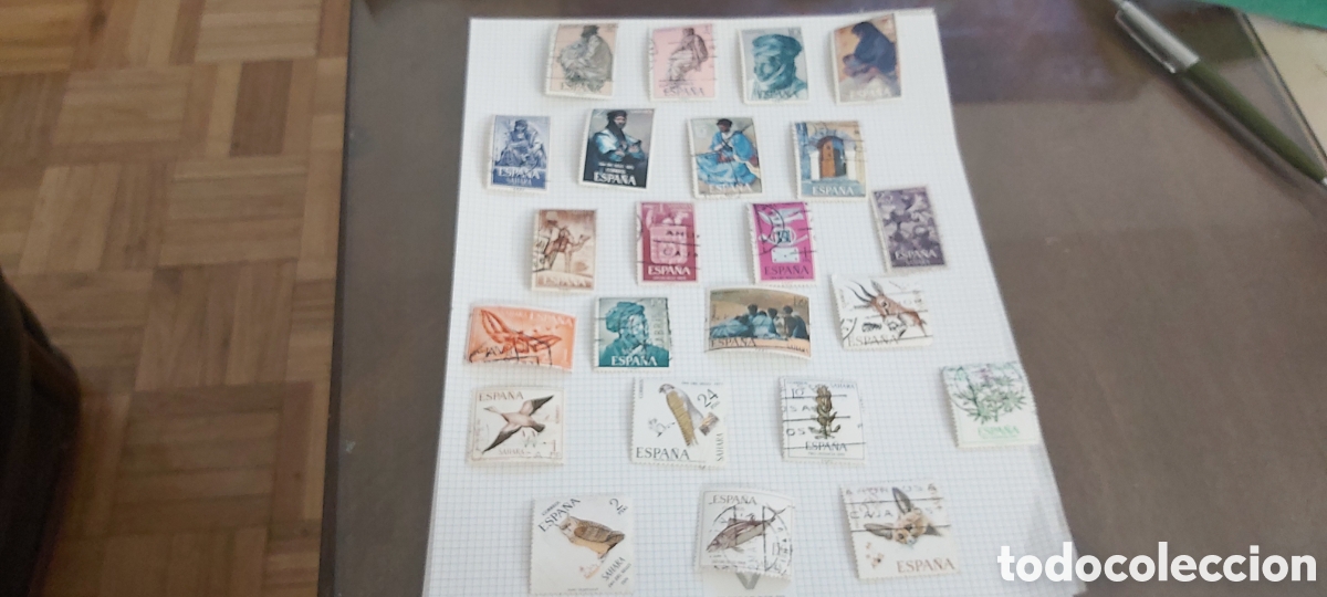Sellos: 23 SELLOS DEL SAHARA A&Ntilde;OS 60-70