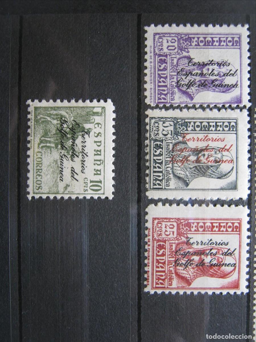 Sellos: GUINEA ESPA&Ntilde;OLA 1939 SERIE EDIFIL 256/259 MNH** SIN CHARNELA LUJO.