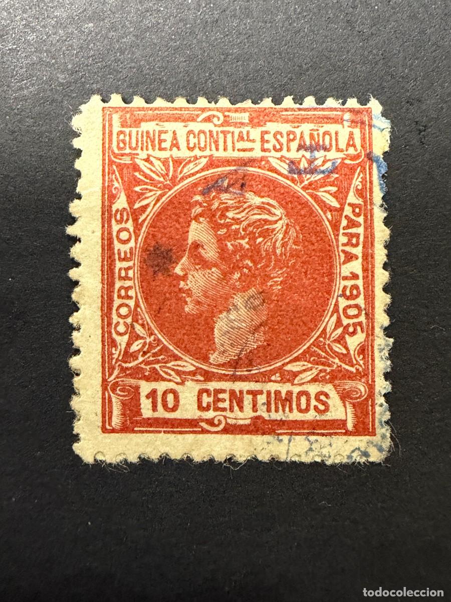Sellos: GUINEA ESPA&Ntilde;OLA, 1905. EDIFIL 32. REY ALFONSO XIII. USADO