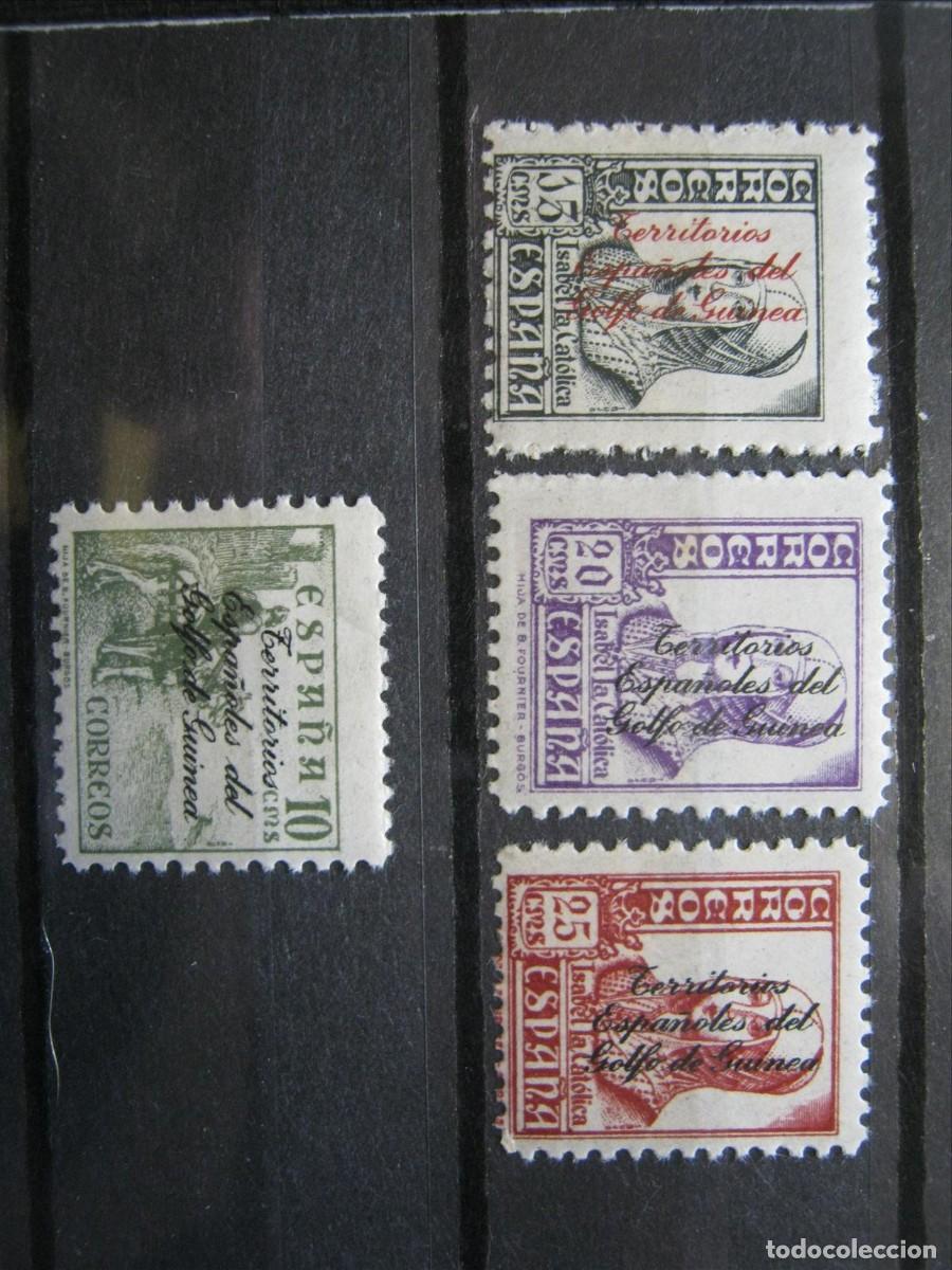 Sellos: GUINEA ESPA&Ntilde;OLA 1939 SERIE EDIFIL 256/259 MNH** SIN CHARNELA LUJO.