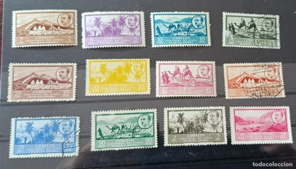 Sellos: Sellos &auml;frica Occidental Espa&ntilde;ola 1950, nuevos y usados