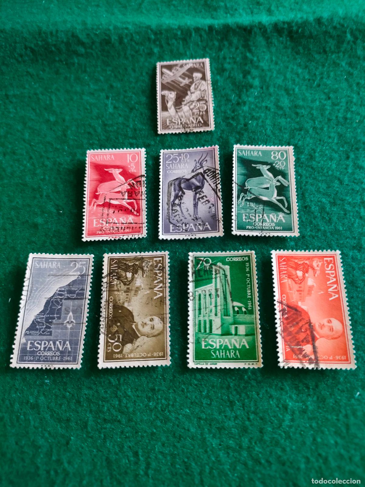 Sellos: SERIES COMPLETAS SELLOS USADOS DEL SAHARA L-94