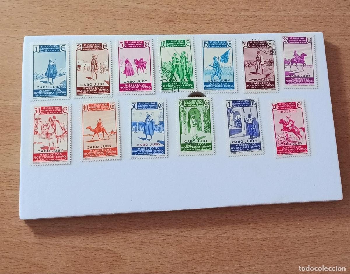 Sellos: Sellos colonias Cabo Juby 1937, Edifil 85/96 y 101