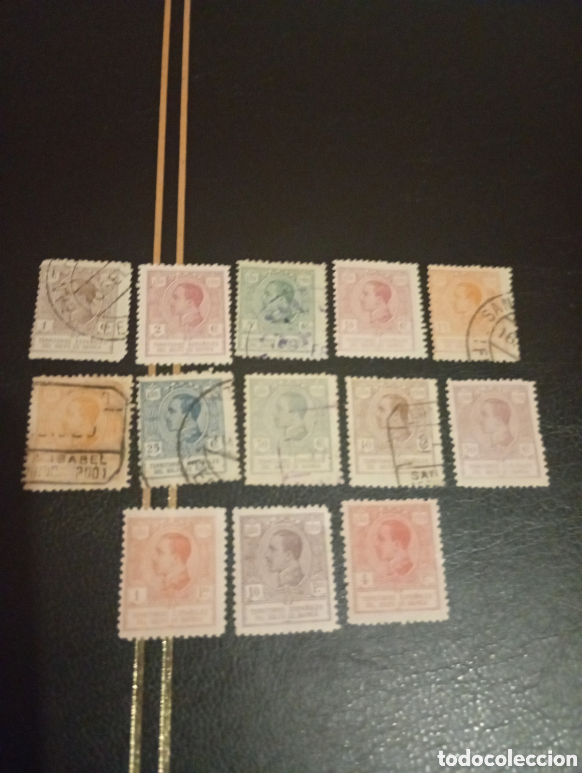 Sellos: GUINEA Edifil 141 153