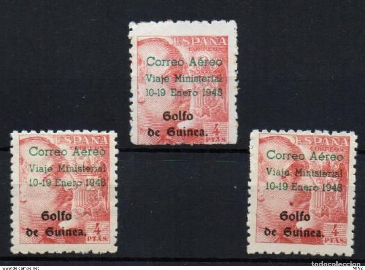 Sellos: Guinea espa&ntilde;ola n&ordm; 272 y ,272A. A&ntilde;o 1948