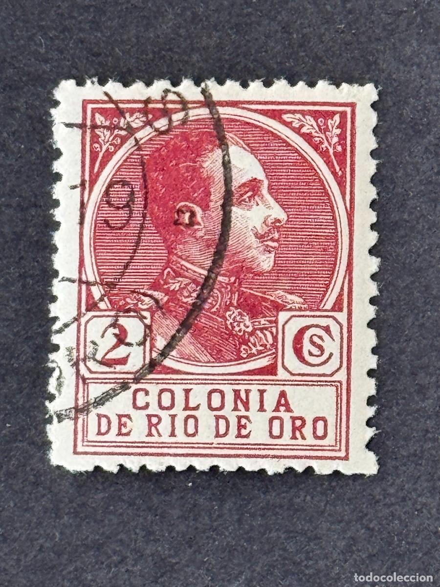 Sellos: Rio de Oro, Alfonso XIII, 1919, Edifil 105, usado