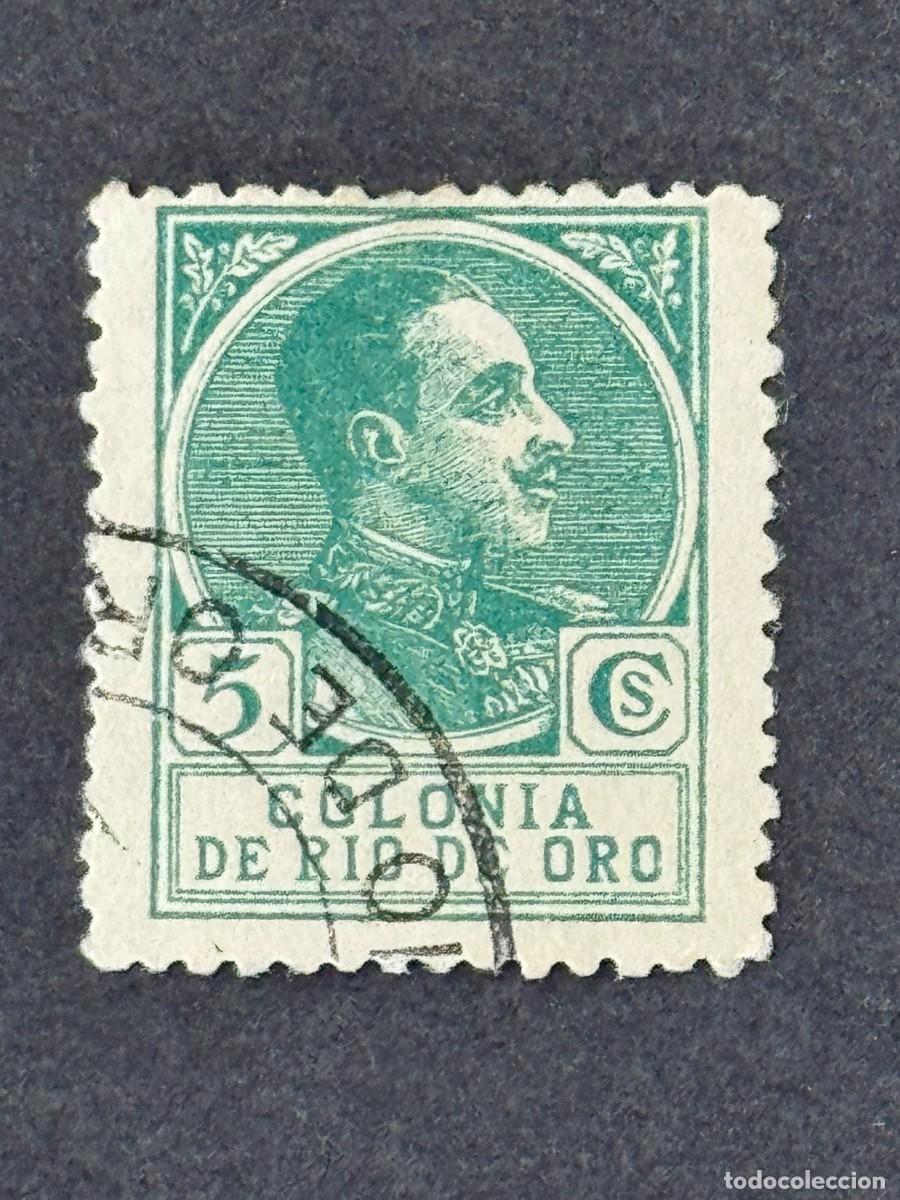 Sellos: Rio de Oro, Alfonso XIII, 1919, Edifil 106, usado