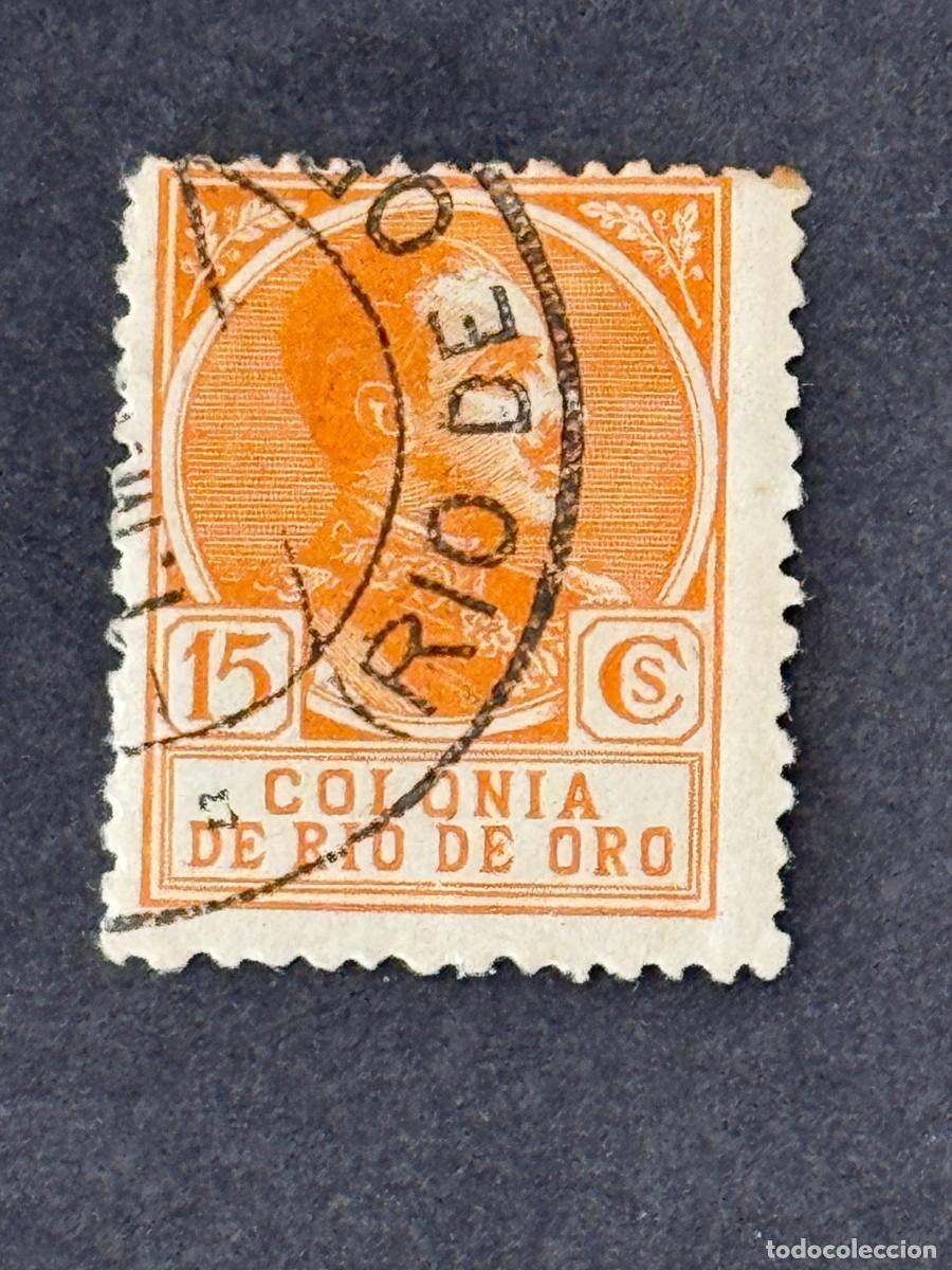 Sellos: Rio de Oro, Alfonso XIII, 1919, Edifil 108, usado