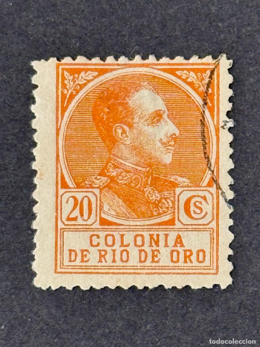 Sellos: Rio de Oro, Alfonso XIII, 1919, Edifil 109, usado