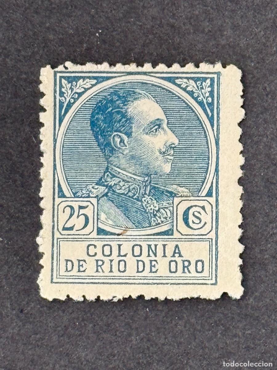 Sellos: Rio de Oro, Alfonso XIII, 1919, Edifil 110, MUESTRA A.000.000, nuevo sin goma