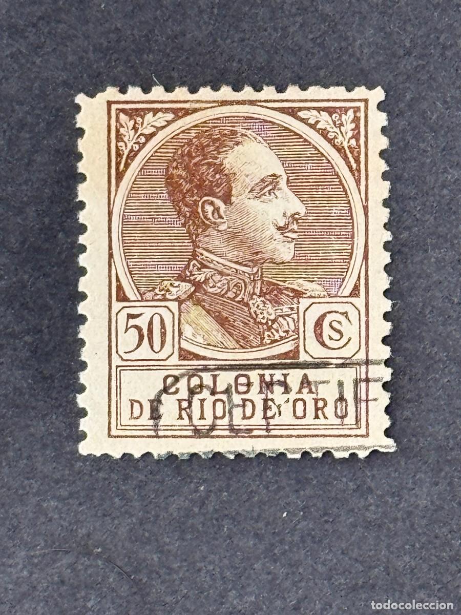 Sellos: Rio de Oro, Alfonso XIII, 1919, Edifil 113, usado