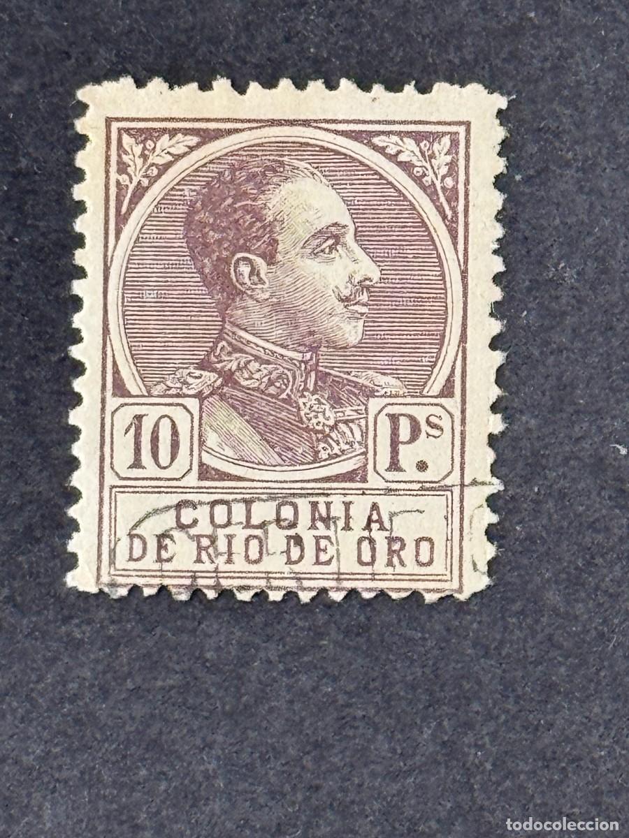Sellos: Rio de Oro, Alfonso XIII, 1919, Edifil 116, usado