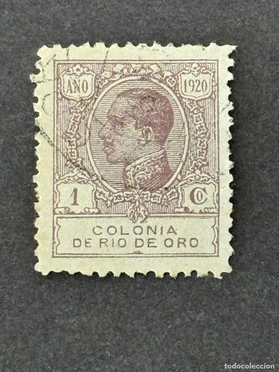 Sellos: Rio de Oro, Alfonso XIII, 1920, Edifil 117, usado