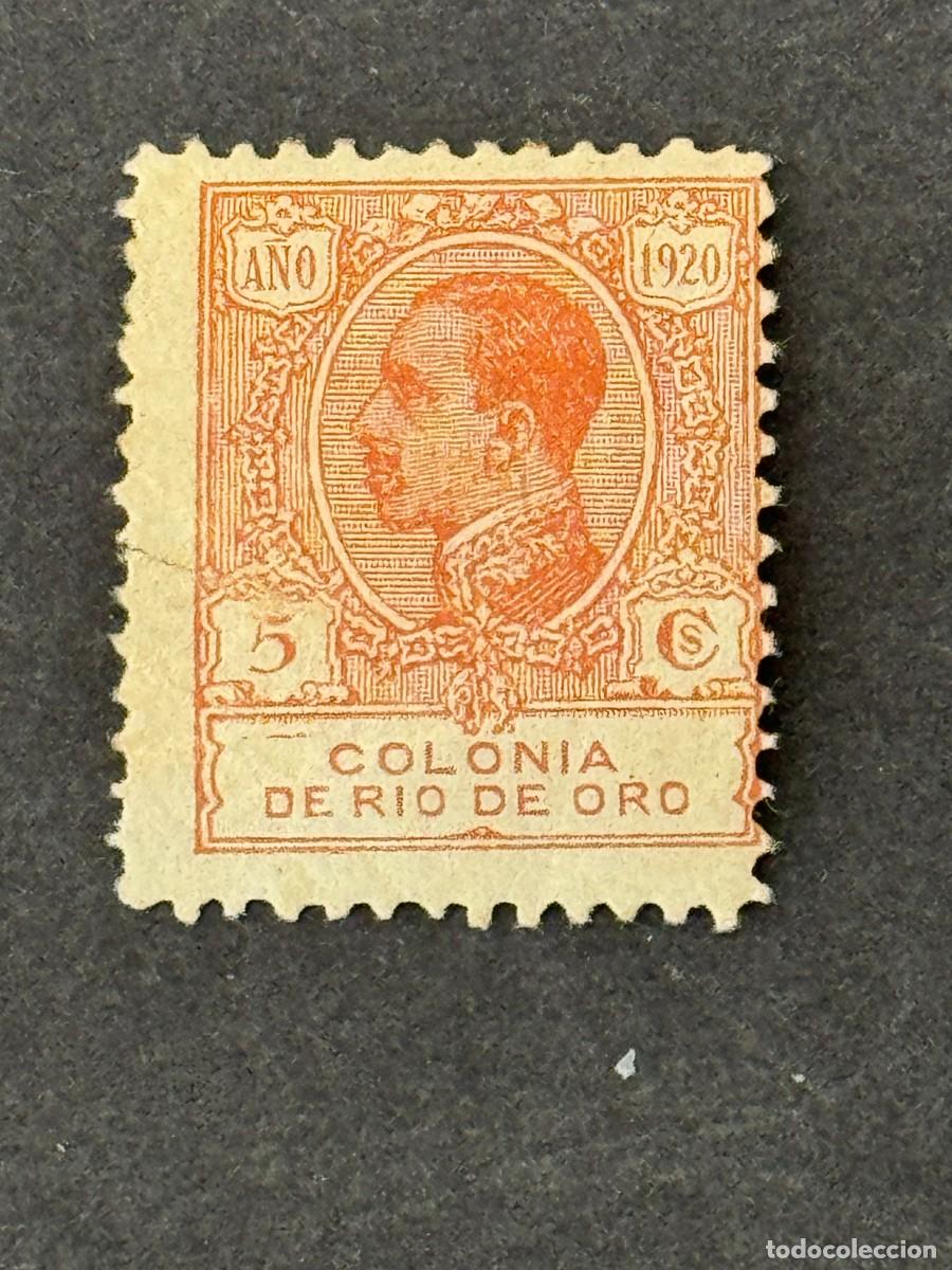Sellos: Rio de Oro, Alfonso XIII, 1920, Edifil 119, nuevo con fijasellos