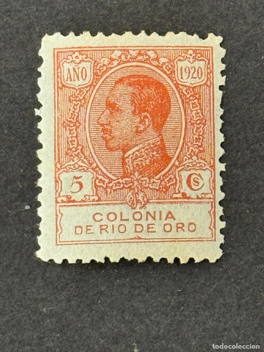 Sellos: Rio de Oro, Alfonso XIII, 1920, Edifil 119N, MUESTRA A.000.000, nuevo con fijasellos