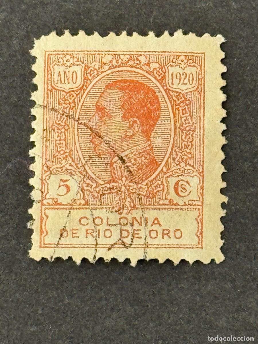 Sellos: Rio de Oro, Alfonso XIII, 1920, Edifil 119, usado