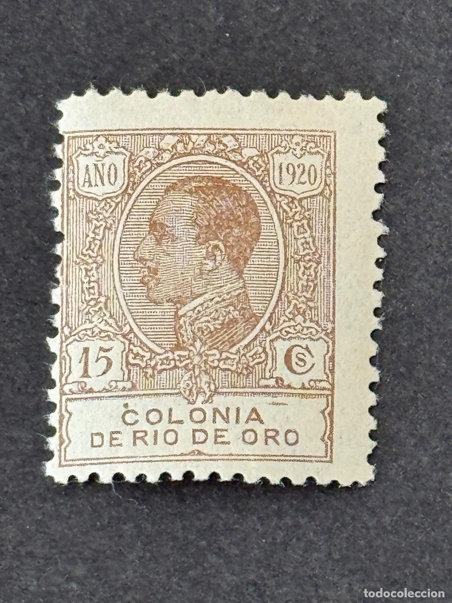 Sellos: Rio de Oro, Alfonso XIII, 1920, Edifil 121, nuevo con fijasellos