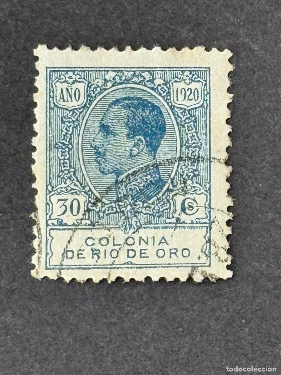 Francobolli: Rio de Oro, Alfonso XIII, 1920, Edifil 124, usado