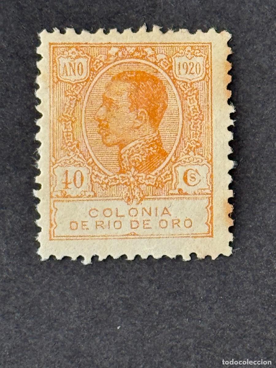Sellos: Rio de Oro, Alfonso XIII, 1920, Edifil 125, nuevo con fijasellos