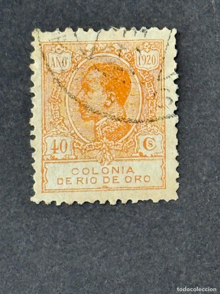 Sellos: Rio de Oro, Alfonso XIII, 1920, Edifil 125, usado