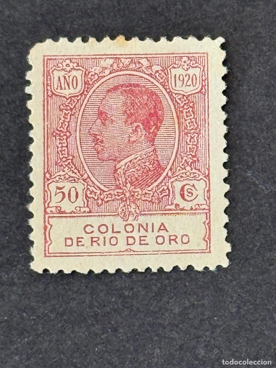 Sellos: Rio de Oro, Alfonso XIII, 1920, Edifil 126N, MUESTRA A.000.000, nuevo sin goma