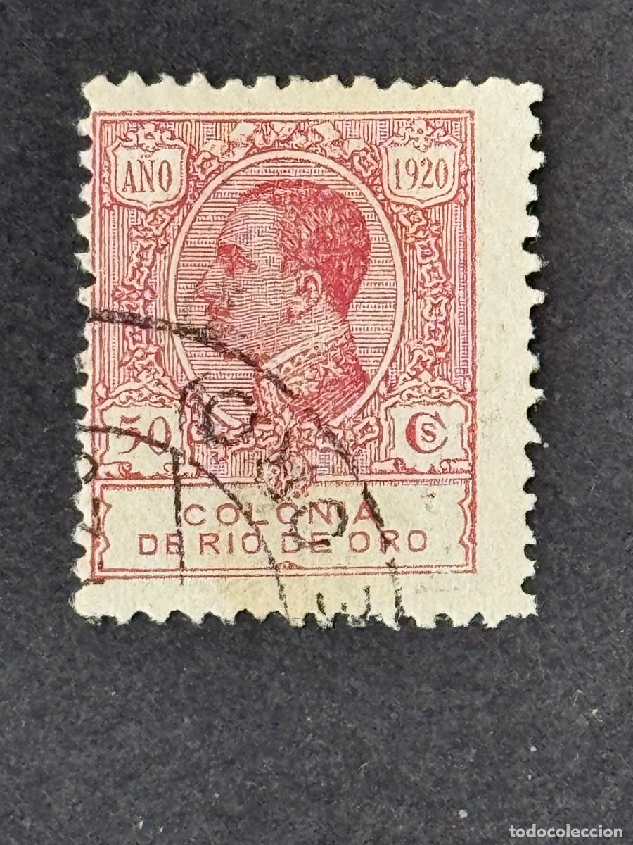 Sellos: Rio de Oro, Alfonso XIII, 1920, Edifil 126, usado